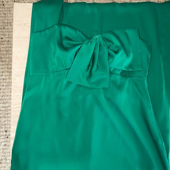 Lilly Pulitzer Strapless Green Dress with Bow - Picture 3 of 3